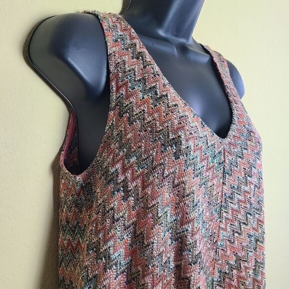 Maeve Drop Waist Chevron Westwater Knit Dress - Picture 3 of 9